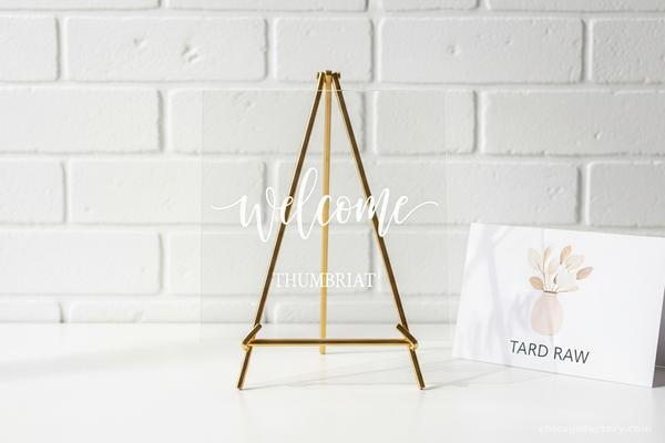 Acrylic Welcome Signs