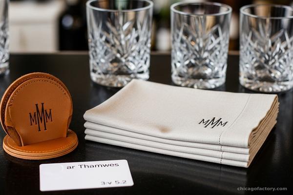 Personalized Napkins & Coasters