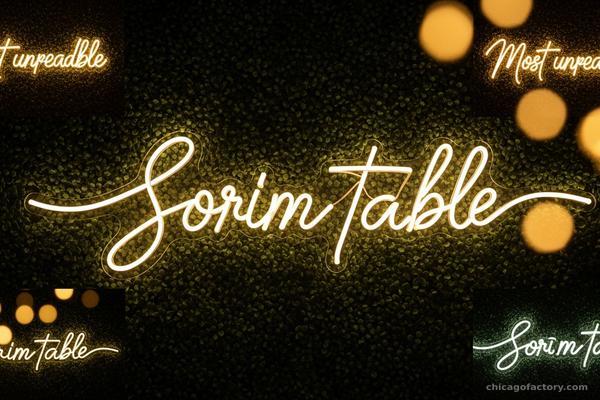 Neon Wedding Decor