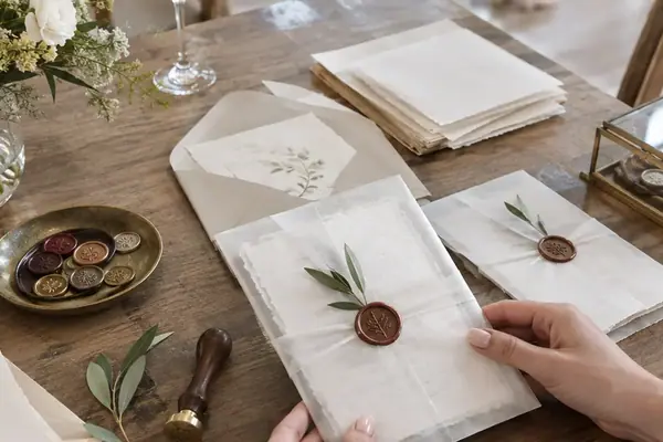 Deckled Edges, Vellum Wraps, and Wax Seals: Building a Cohesive Invitation Suite