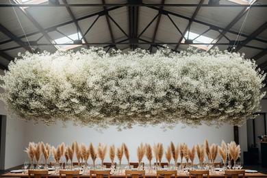 Sky High: Suspended Greenery & Florals for High Ceilings