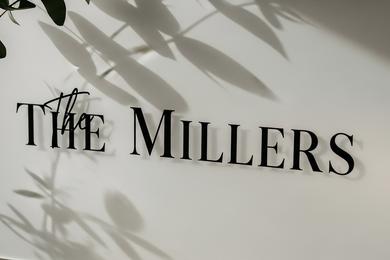 Close-up of clean serif typography on a textured paper background, showing the importance of white space.