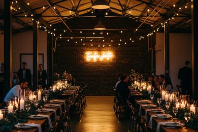 Lit: How to Style Custom Neon Signs at Your Reception