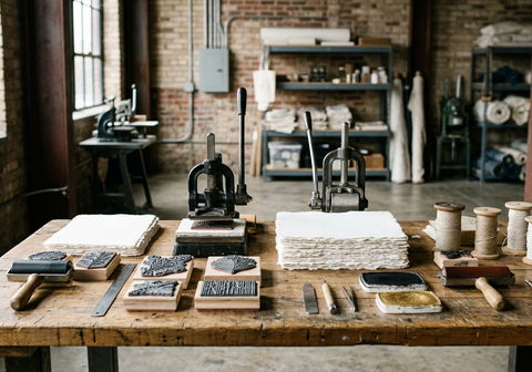 Image showing cotton rag stamping